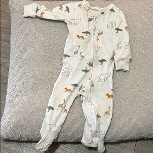 Carter's Cream Animal Safari Footie